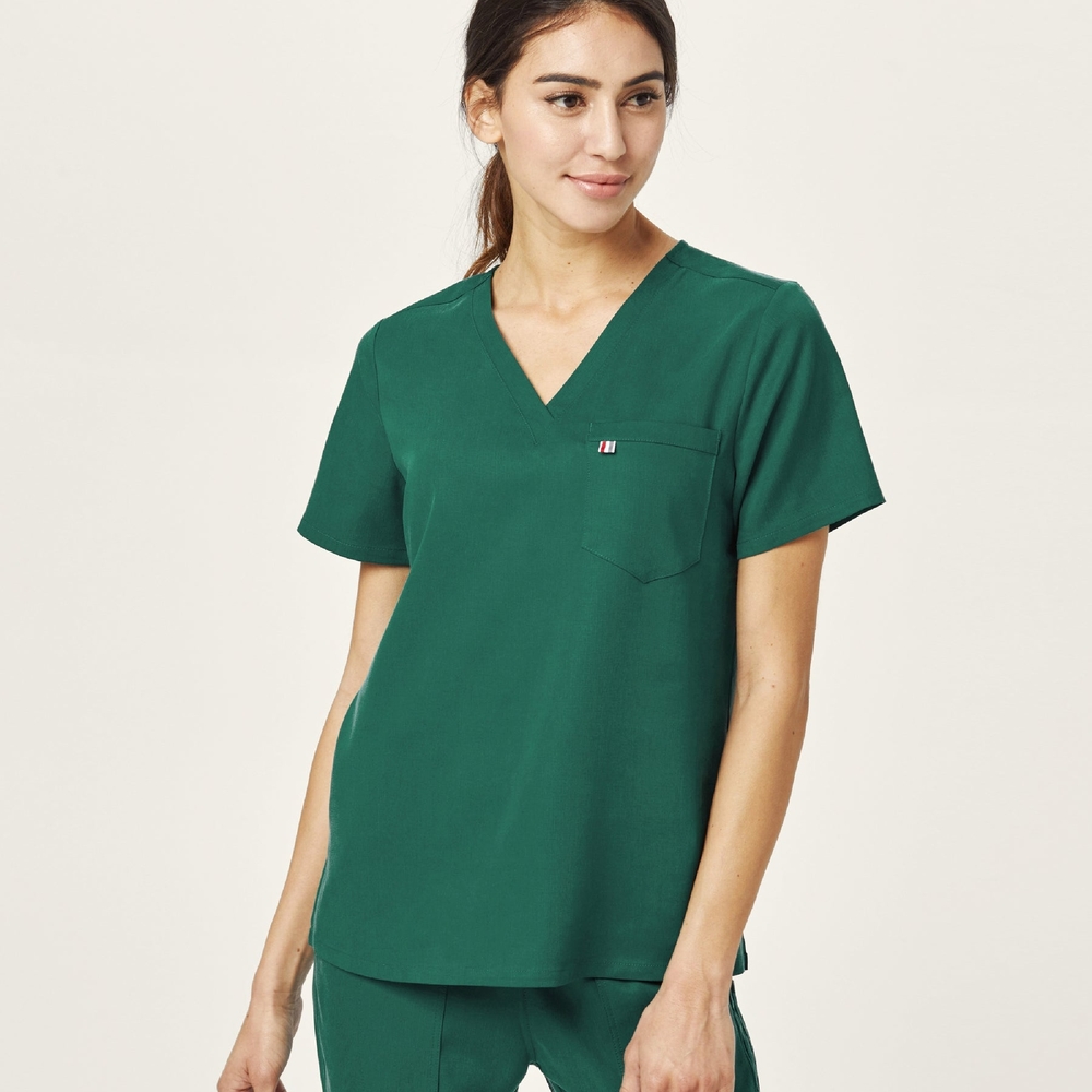 MEDICLO Tencel Sal Essential Scrub Top. Size Medium